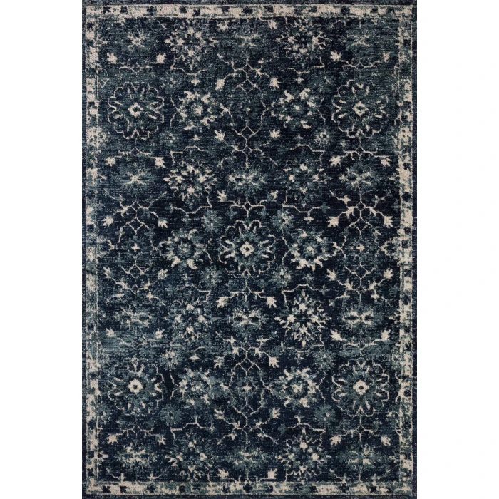 Loloi Percival Navy / Ivory PCV-02 7ft.-9in. X 9ft.-9in. Rect. Rug