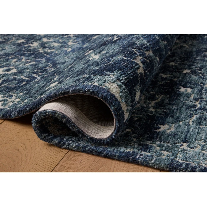 Loloi Percival Navy / Ivory PCV-02 7ft.-9in. X 9ft.-9in. Rect. Rug