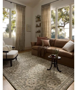 Loloi Percival Sage / Stone PCV-07 18in. X 18in. Sample Rect. Rug