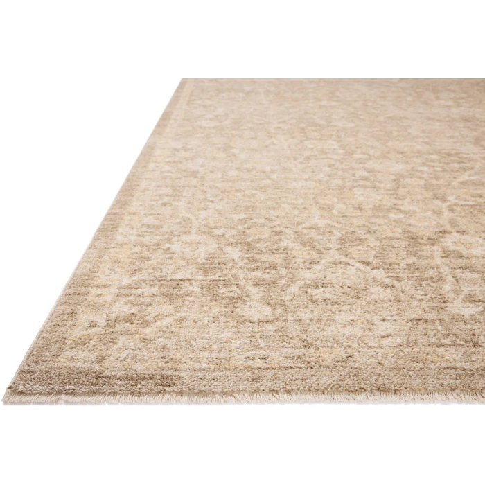Chris Loves Julia x Loloi Palma Bark / Natural PLM-01 2ft.-3in. X 3ft.-10in. Rect. Rug