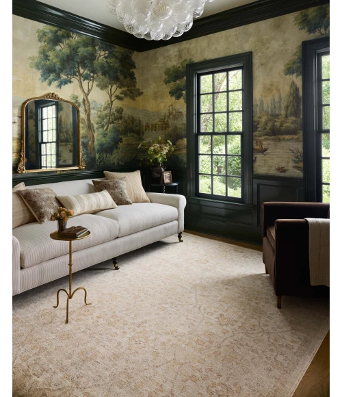 Chris Loves Julia x Loloi Palma Ivory / Sand PLM-01 2ft.-7in. X 7ft.-6in. Rect. Rug
