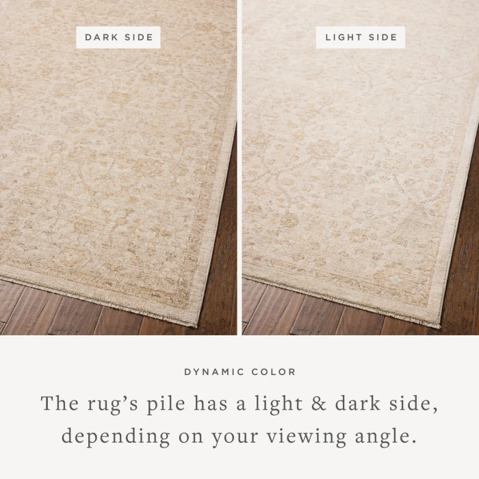 Chris Loves Julia x Loloi Palma Ivory / Sand PLM-01 2ft.-7in. X 10ft. Rect. Rug
