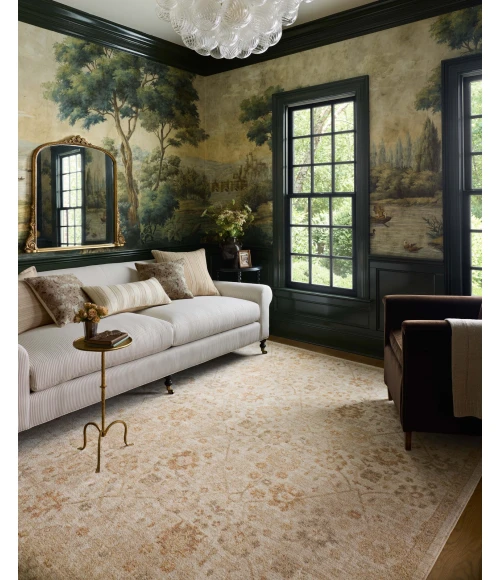 Chris Loves Julia x Loloi Palma Natural / Spice PLM-04 2ft.-7in. X 7ft.-6in. Rect. Rug