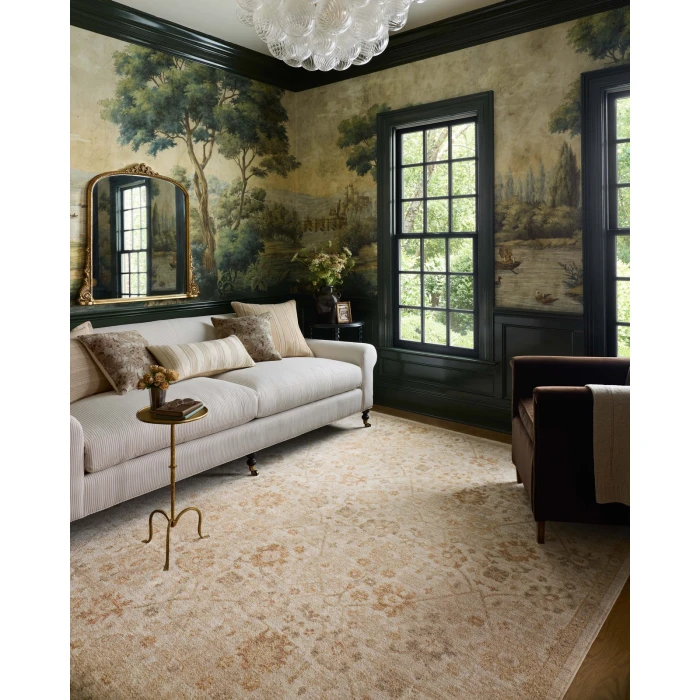 Chris Loves Julia x Loloi Palma Natural / Spice PLM-04 2ft.-7in. X 10ft. Rect. Rug