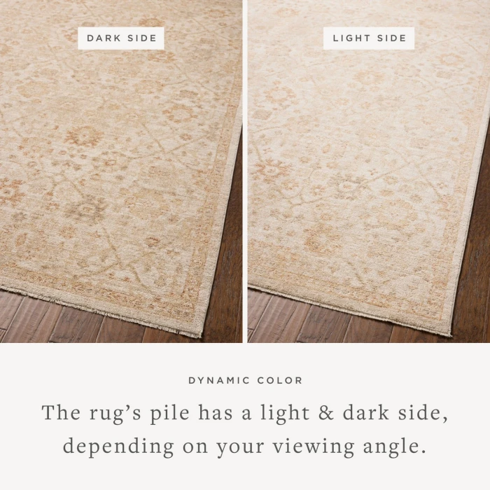 Chris Loves Julia x Loloi Palma Natural / Spice PLM-04 2ft.-7in. X 10ft. Rect. Rug