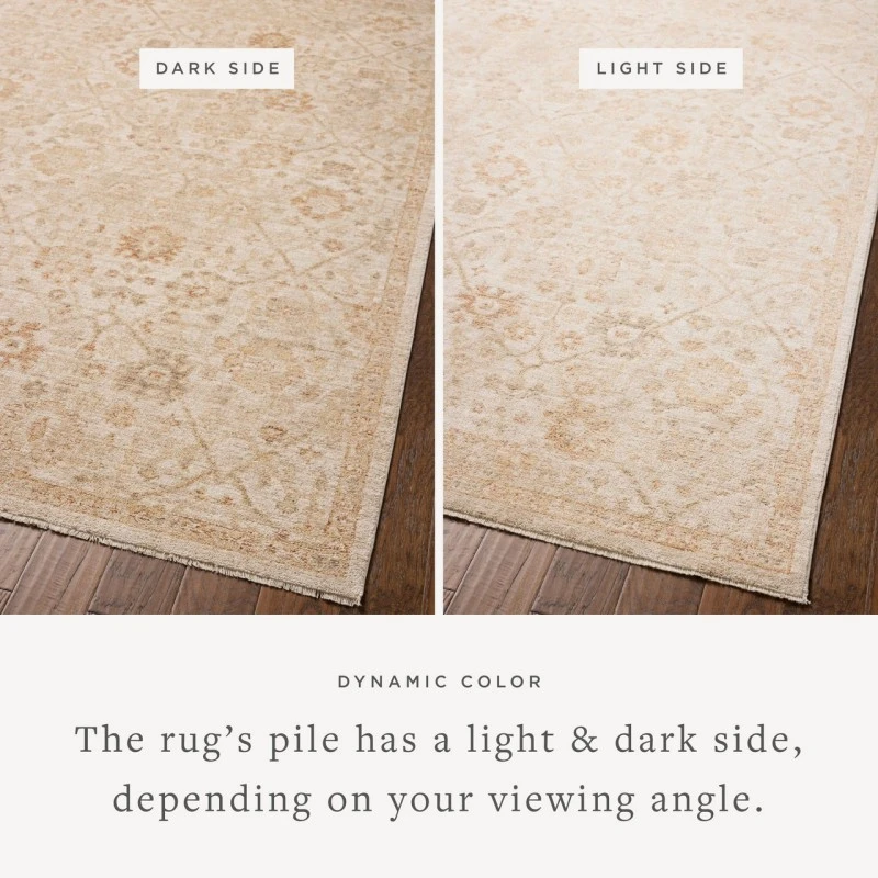 Chris Loves Julia x Loloi Palma Natural / Spice PLM-04 6ft.-3in. X 9ft.-6in. Rect. Rug