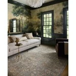 Chris Loves Julia x Loloi Palma Blue / Natural PLM-05 6ft.-3in. X 9ft.-6in. Rect. Rug