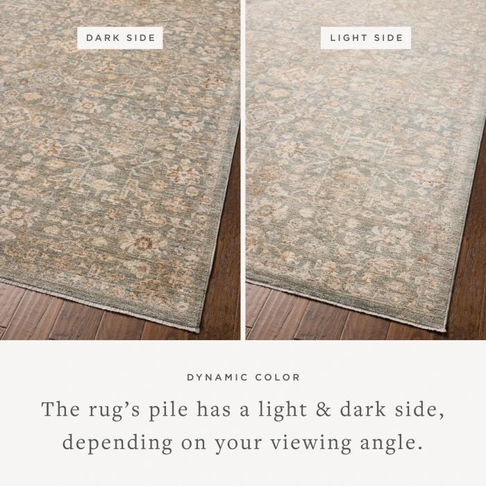 Chris Loves Julia x Loloi Palma Blue / Natural PLM-05 2ft.-3in. X 3ft.-10in. Rect. Rug