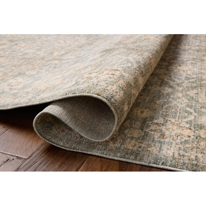 Chris Loves Julia x Loloi Palma Blue / Natural PLM-05 2ft.-3in. X 3ft.-10in. Rect. Rug