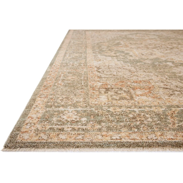 Chris Loves Julia x Loloi Palma Olive / Spice PLM-08 7ft.-10in. X 10ft. Rect. Rug