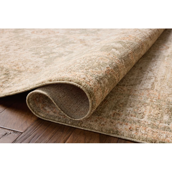 Chris Loves Julia x Loloi Palma Olive / Spice PLM-08 7ft.-10in. X 10ft. Rect. Rug