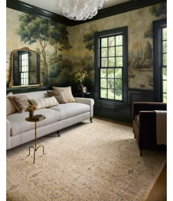 Chris Loves Julia x Loloi Palma Wheat / Bark PLM-10 2ft.-7in. X 7ft.-6in. Rect. Rug