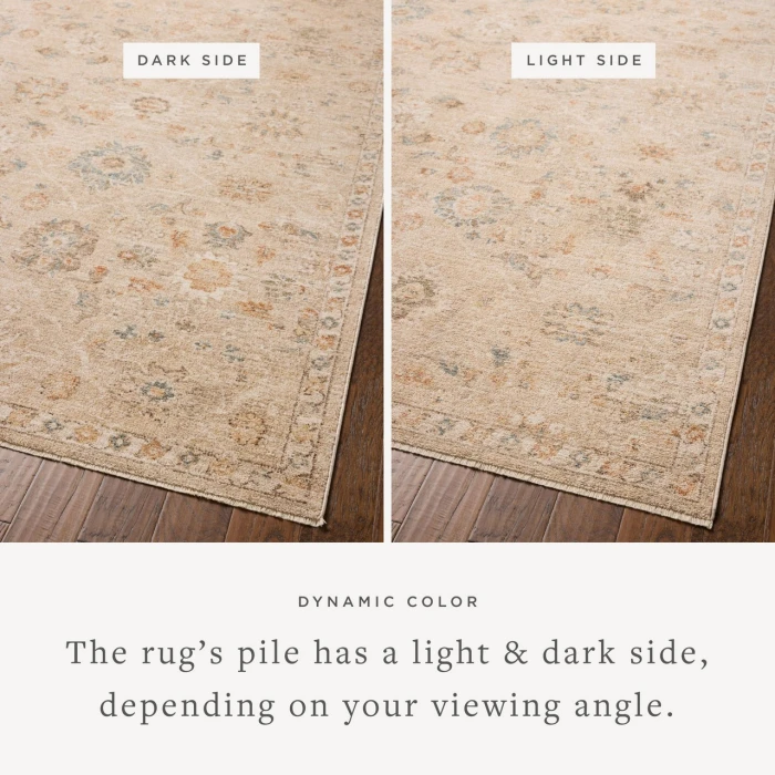 Chris Loves Julia x Loloi Palma Natural / Multi PLM-11 6ft.-3in. X 9ft.-6in. Rect. Rug