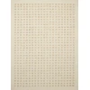 Chris Loves Julia x Loloi Polly Ivory / Natural POL-01 2 ft. 6 in. X 7 ft. 6 in. Rectangle Rug