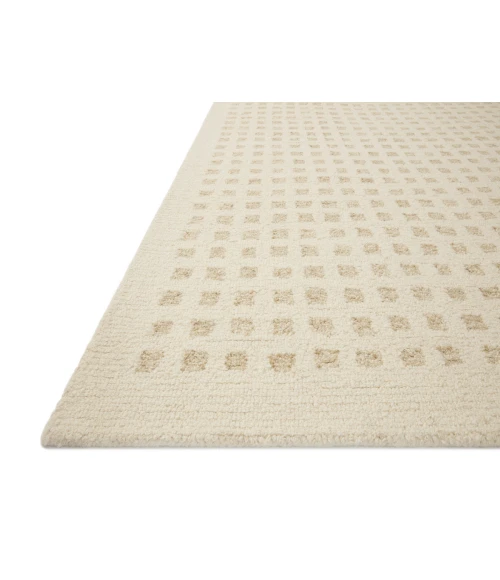 Chris Loves Julia x Loloi Polly Ivory / Natural POL-01 2 ft. 6 in. X 7 ft. 6 in. Rectangle Rug