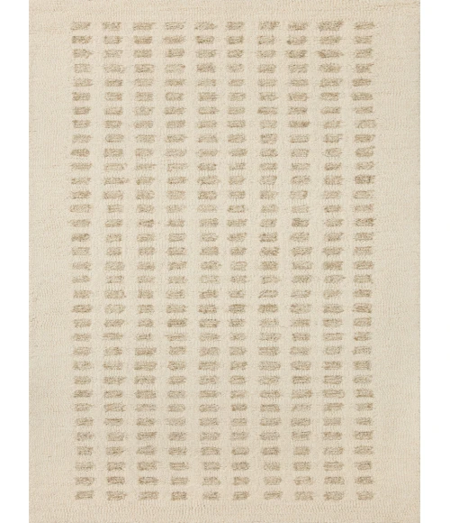 Chris Loves Julia x Loloi Polly Ivory / Natural POL-01 2 ft. 6 in. X 7 ft. 6 in. Rectangle Rug