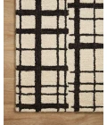 Chris Loves Julia x Loloi  Polly POL-02 Black / Ivory 2'-0" x 5'-0" Area Rug