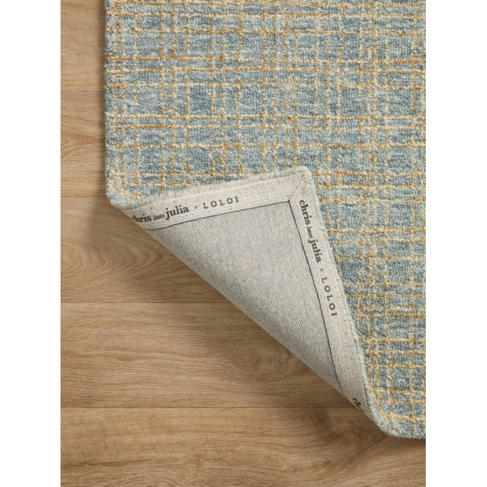 Chris Loves Julia x Loloi  Polly POL-03 Blue / Sand 2'-3" x 3'-9" Area Rug