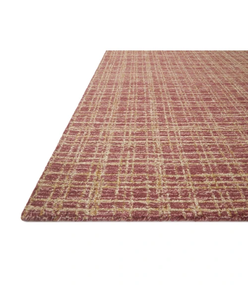 Chris Loves Julia x Loloi  Polly POL-03 Berry / Natural 2'-0" x 5'-0" Area Rug