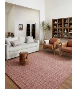 Chris Loves Julia x Loloi Polly POL-03 Berry / Natural Area Rug 2 ft. 0 in. X 5 ft. 0 in. Rectangle