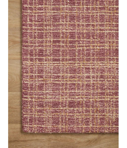 Chris Loves Julia x Loloi  Polly POL-03 Berry / Natural 2'-0" x 5'-0" Area Rug