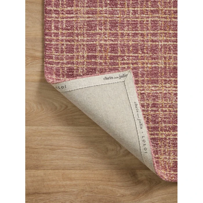 Chris Loves Julia x Loloi  Polly POL-03 Berry / Natural 8'-6" x 11'-6" Area Rug