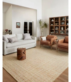 Chris Loves Julia x Loloi Polly POL-03 Straw / Ivory Area Rug 2 ft. 6 in. X 7 ft. 6 in. Rectangle