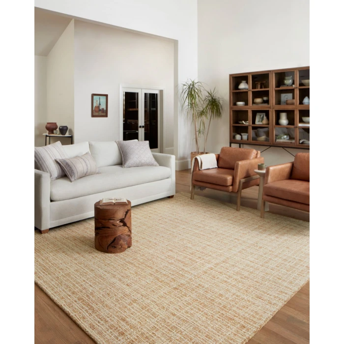 Chris Loves Julia x Loloi  Polly POL-03 Straw / Ivory 9'-3" x 13' Area Rug