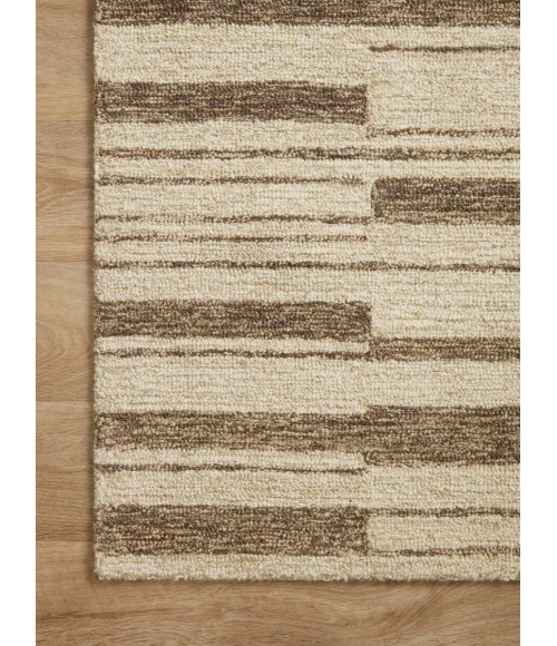 Chris Loves Julia x Loloi  Polly POL-04 Beige / Tobacco 9'-3" x 13' Area Rug