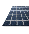 Chris Loves Julia x Loloi Polly Navy / Silver POL-05 7 ft. 9 in. X 9 ft. 9 in. Rectangle Rug