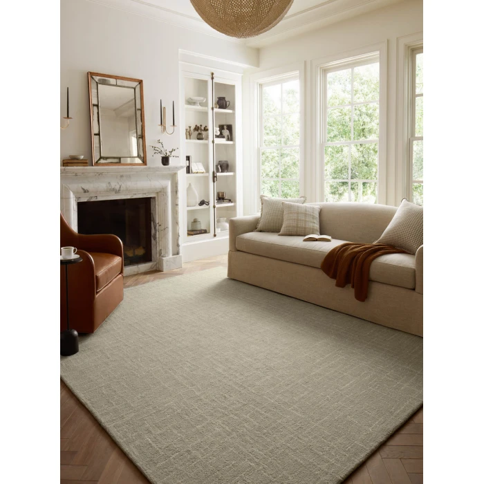 Chris Loves Julia x Loloi Polly Spa / Ivory POL-06 9 ft. 3 in. X 13 ft. Rectangle Rug