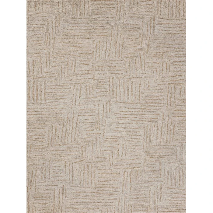 Chris Loves Julia x Loloi Polly Smoke / Sand POL-08 2 ft. 3 in. X 3 ft. 9 in. Rectangle Rug