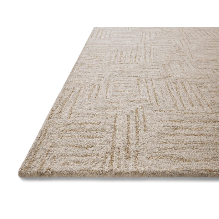 Chris Loves Julia x Loloi Polly Smoke / Sand POL-08 2 ft. 3 in. X 3 ft. 9 in. Rectangle Rug