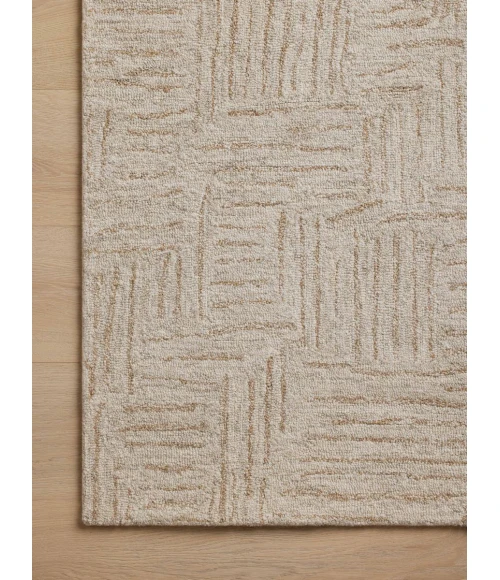 Chris Loves Julia x Loloi Polly Smoke / Sand POL-08 9 ft. 3 in. X 13 ft. Rectangle Rug