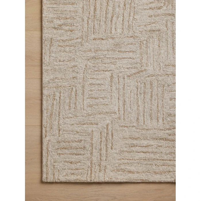 Chris Loves Julia x Loloi Polly Smoke / Sand POL-08 2 ft. 3 in. X 3 ft. 9 in. Rectangle Rug