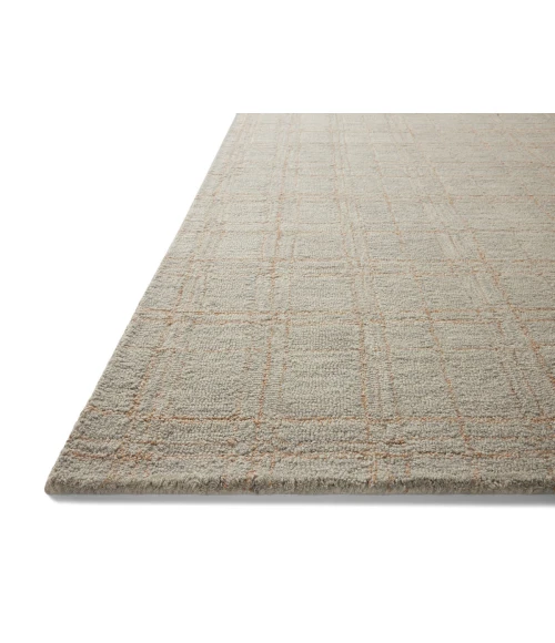 Chris Loves Julia x Loloi Polly Fog / Wheat POL-09 2 ft. 6 in. X 7 ft. 6 in. Rectangle Rug