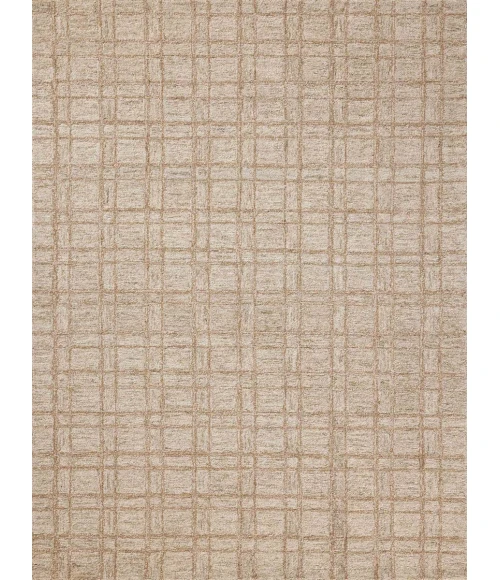 Chris Loves Julia x Loloi Polly Khaki / Sand POL-10 18 in. X 18 in. Sample Rug