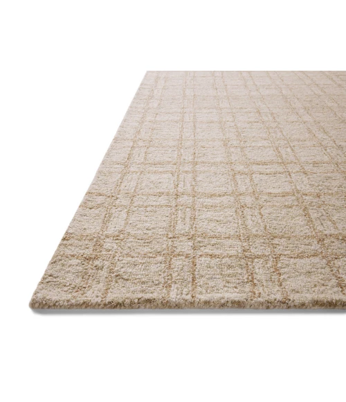 Chris Loves Julia x Loloi Polly Khaki / Sand POL-10 18 in. X 18 in. Sample Rug