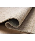 Chris Loves Julia x Loloi Polly Khaki / Sand POL-10 18 in. X 18 in. Sample Rug