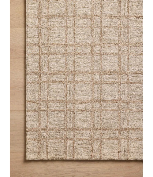 Chris Loves Julia x Loloi Polly Khaki / Sand POL-10 18 in. X 18 in. Sample Rug