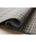 Chris Loves Julia x Loloi Polly Graphite / Pebble POL-11 9 ft. 3 in. X 13 ft. Rectangle Rug