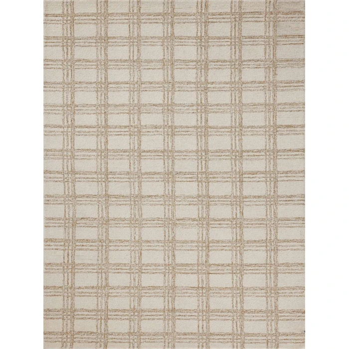 Chris Loves Julia x Loloi Polly Cream / Sand POL-12 2 ft. X 5 ft. Rectangle Rug