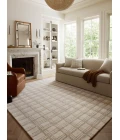 Chris Loves Julia x Loloi Polly Cream / Sand POL-12 2 ft. 6 in. X 9 ft. 9 in. Rectangle Rug