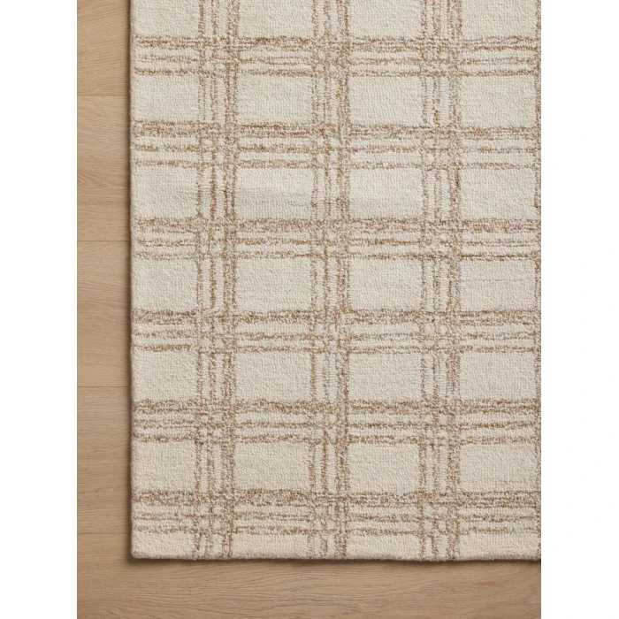 Chris Loves Julia x Loloi Polly Cream / Sand POL-12 2 ft. X 5 ft. Rectangle Rug