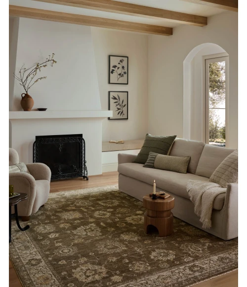 Loloi Priscilla Bark / Ivory PRL-01 10ft. X 10ft. Square Rug