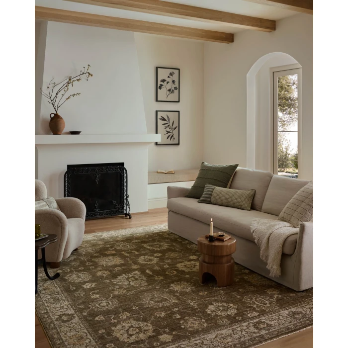 Loloi Priscilla Bark / Ivory PRL-01 10ft. X 10ft. Square Rug