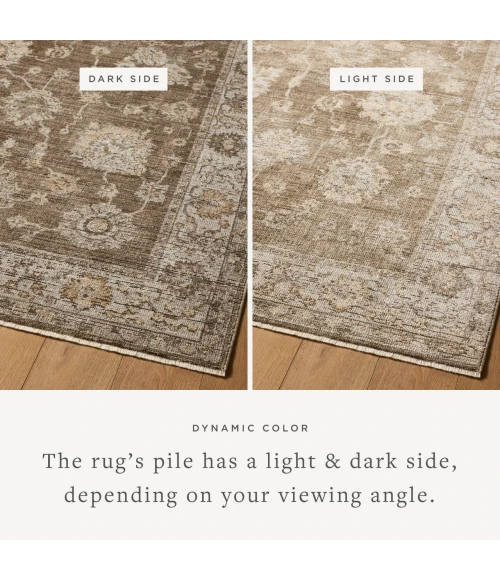 Loloi Priscilla Bark / Ivory PRL-01 10ft. X 10ft. Square Rug