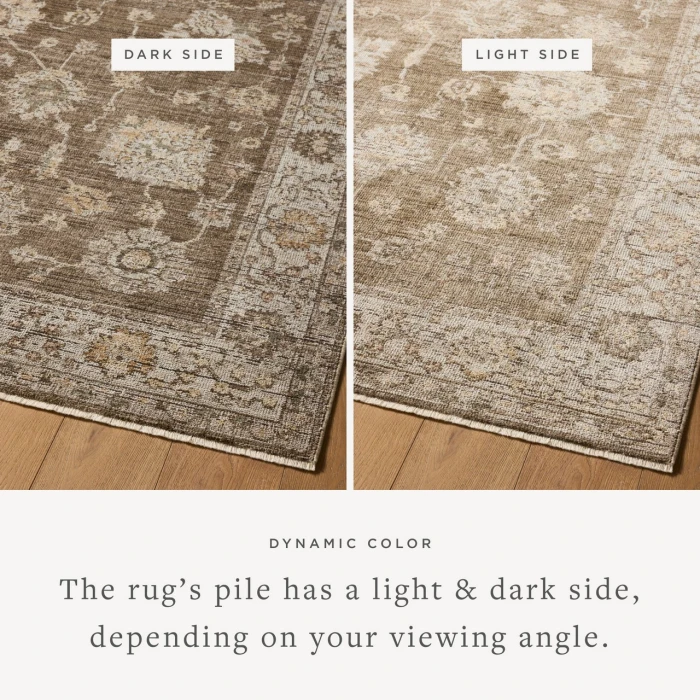Loloi Priscilla Bark / Ivory PRL-01 10ft. X 10ft. Square Rug