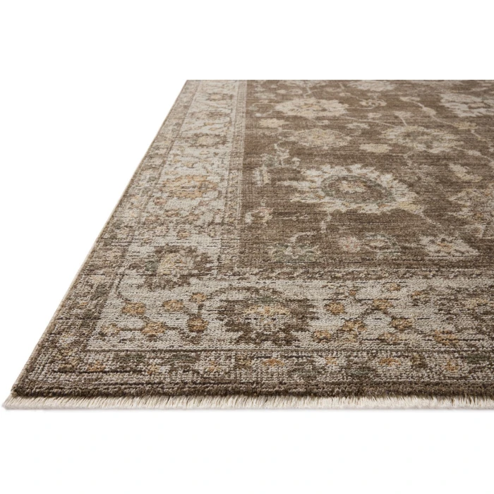 Loloi Priscilla Bark / Ivory PRL-01 10ft. X 10ft. Square Rug