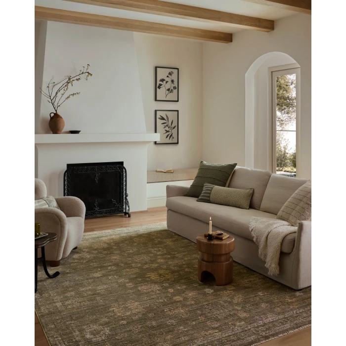 Loloi Priscilla Olive / Sand PRL-02 10ft. X 10ft. Square Rug